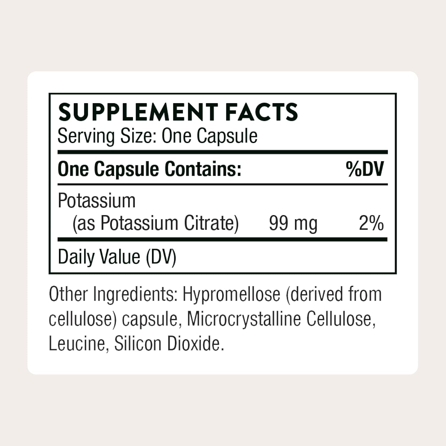 Thorne Potassium Citrate Electrolyte Supplement - Image 3